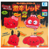 Sanrio Characters Rinrin Bell Plush Gekikara Red Part.2 [All 4 type set (Full Complete)]