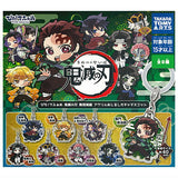 Pita! Deforme Kimetsu no Yaiba Infinity Castle Acrylic Mejirushi Gacha Mascot [All 8 type set(Full Complete)]