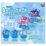 Happy whale shark Clear Jewellery Gradation [All 5 type set(Full Complete)]