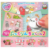 Amu-Chara Pukkurincho Stickers Part.2 [All 4 type set (Full Complete)]