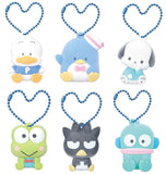 Sanrio Characters Hapidanbui Fuwawa Flocky Mascot Vol.2 Handsome Blue [All 6 type set(Full Complete)]