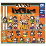 Nitotan Haikyu!! Karasuno Position Rubber Mejirushi Gacha Mascot [All 10 type set(Full Complete)]