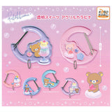 Rilakkuma Clear Sweets Acrylic Carabiner [All 6 type set(Full Complete)]