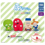 Shoulder Zun Fig. Gachapin, Mukku, and Friends [All 4 type set(Full Complete)]