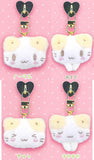 Sanrio Marshmallow mitaina Fuwafuwa Nyanko Dokodemo Plush Charm [All 4 type set(Full Complete)]