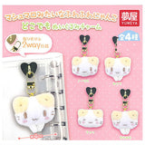 Sanrio Marshmallow mitaina Fuwafuwa Nyanko Dokodemo Plush Charm [All 4 type set(Full Complete)]