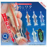 Squid and Innards Marker Charm [All 5 type set(Full Complete)]