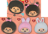 Monchhichi Face Plush Clip [All 5 type set(Full Complete)]