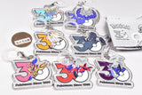 Pokemon 30th Anniversary Metal Charm Mascot Alola, Galar, Paldea [All 7 type set(Full Complete)]