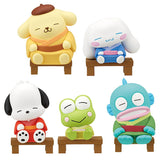 Katazun Fig. Sanrio Characters: Relaxing on the Veranda [All 5 type set(Full Complete)]