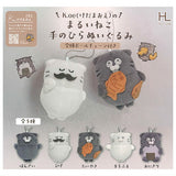 Kedama-oe's Round Cat Palm-Sized Plushie [All 5 type set (Full Complete)]