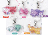 Punirunes x Sanrio Characters Pukkuri Clear Gacha Mascot [All 5 type set(Full Complete)]