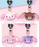 Sanrio Sugar Bunnies Dokodemo Plush Charm [All 4 type set(Full Complete)]