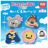 Nikoniko, Pun NEO Plush Badge  [All 4 type set(Full Complete)]