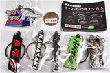 Kawasaki Motorcycle Emblem Metal Keychain Collection Vol.3 [All 6 type set(Full Complete)]