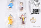 Curious George Costume Mejirushi Gacha Mascot [All 4 type set(Full Complete)]