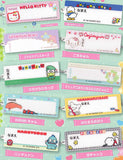 Sanrio Characters Name Applique-Style Acrylic Charm Part.2 [All 10 type set(Full Complete)]