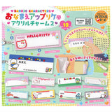 Sanrio Characters Name Applique-Style Acrylic Charm Part.2 [All 10 type set(Full Complete)]