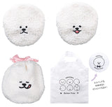 Manmaru Bichon Frise Plush Pouch & Eco-bag [All 4 type set(Full Complete)]