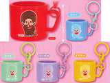 Monchhichi Mejirushi Mug Charm [All 5 type set(Full Complete)]