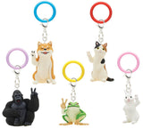 Animals Making a Peace Sign Marker Charm [All 5 type set(Full Complete)]
