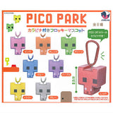 PICO PARK Flocky Mascot with Carabiner [All 8 type set(Full Complete)]