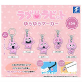 Love Rabbit Yurayura Marker [All 5 type set(Full Complete)]