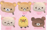 Rilakkuma Various Feelings Fuwafuwa Face Pouch [All 6 type set(Full Complete)]
