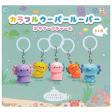 Colorful Axolotl Petit Mark Charm [All 5 type set(Full Complete)]