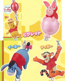 Winnie the Pooh Yurayura Connectable Mascot Red Shirt Friends [All 4 type set(Full Complete)]