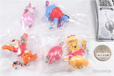Winnie the Pooh Yurayura Connectable Mascot Red Shirt Friends [All 4 type set(Full Complete)]