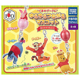 Winnie the Pooh Yurayura Connectable Mascot Red Shirt Friends [All 4 type set(Full Complete)]