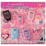 Sanrio Characters Galakei-Style Mirror Charm [All 5 type set(Full Complete]