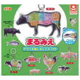 Marumie Acrylic Mejirushi Mascot [All 5 type set(Full Complete)]