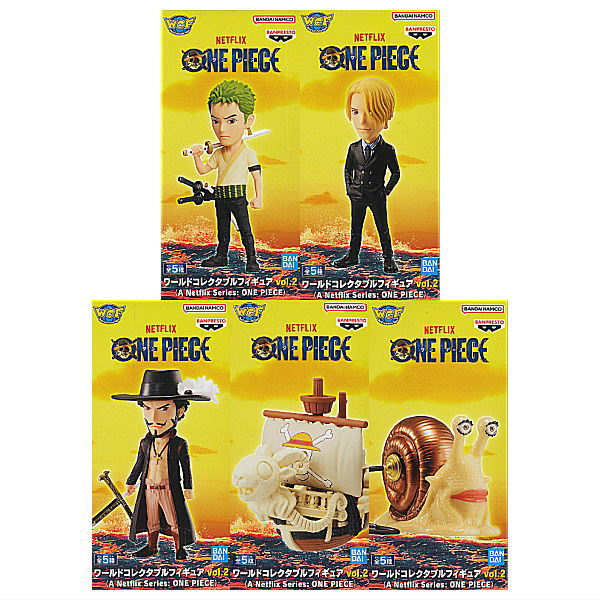 World Collectable Figure vol.2 (A Netflix Series: ONE PIECE) [All 5 type set (Full Complete)]