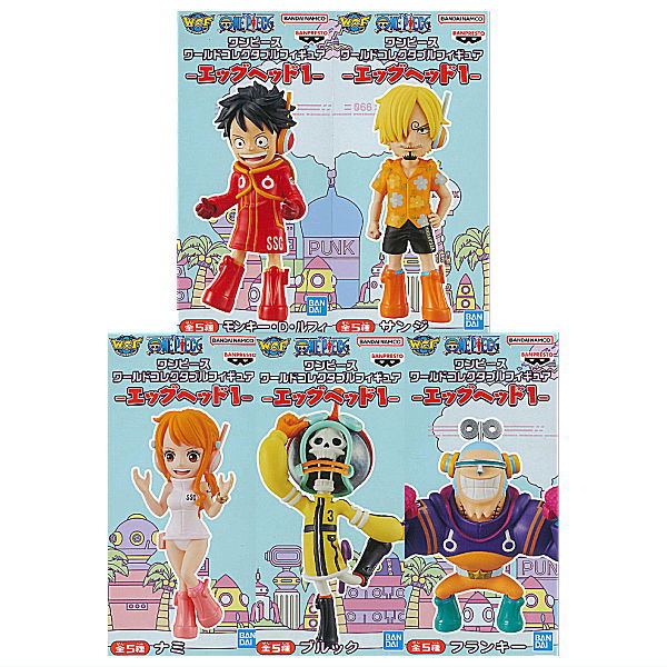 ONE PIECE World Collectable Figure Egghead 1 [All 5 type set (Full Complete)]