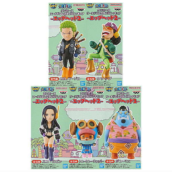 ONE PIECE World Collectable Figure Egghead 2 [All 5 type set(Full Complete)]