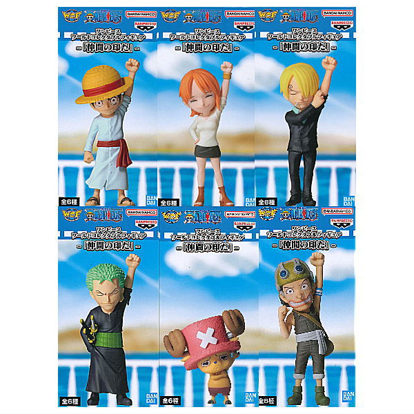 ONE PIECE World Collectable Figure 'Nakama no Shirushi da' [All 6 type set(Full Complete)]