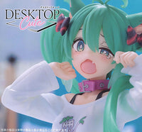 Hatsune Miku Desktop Cute Figure Cat Ears T-Shirt Ver. [1.Hatsune Miku]