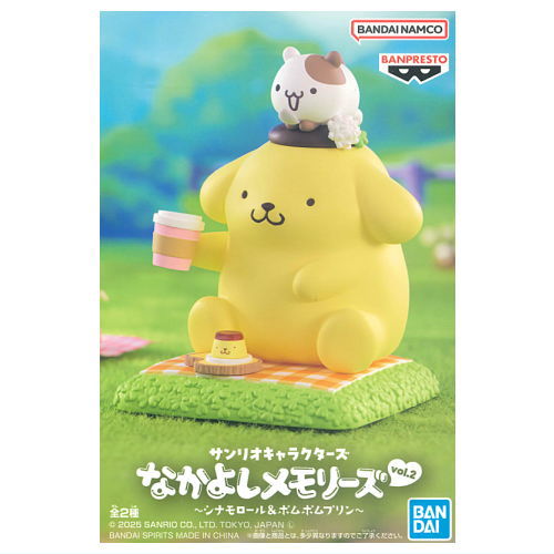 Sanrio Characters Nakayoshi Memories vol.2 Cinnamoroll & Pompompurin [2.Pompompurin]