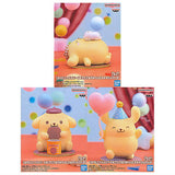Sanrio Characters Pompompurin Figure Collection [All 3 type set(Full Complete)]
