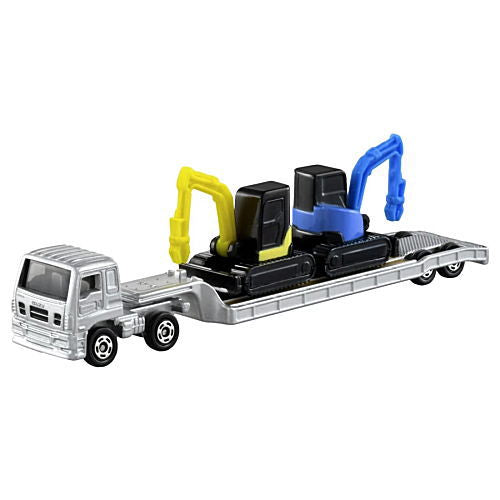 Tomica (Long Type) No.142 Isuzu Giga Heavy Construction Machinery Transporter (Released on March 16, 2024) JAN: 4904810228639