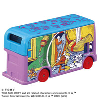Dream Tomica SP Tom and Jerry Wrapping Bus (Purple) (Released April 19, 2025) JAN: 4904810959137