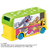 Dream Tomica SP Tom and Jerry Wrapping Bus (Yellow) (Released April 19, 2025) JAN: 4904810959144