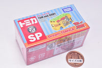 Dream Tomica SP Tom and Jerry Wrapping Bus (Yellow) (Released April 19, 2025) JAN: 4904810959144