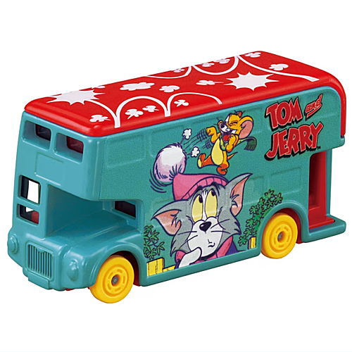 Dream Tomica SP Tom and Jerry Wrapping bus (blue) (released April 19, 2025) JAN: 4904810959168