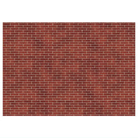 Diorama tack sheet Red brick 1/12 scale 5-sheet set (Item number: 55669)