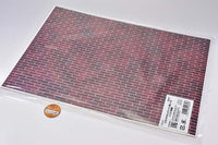 Diorama tack sheet Red brick 1/12 scale 5-sheet set (Item number: 55669)