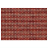 Diorama tack sheet Red brick 1/12 scale 5-sheet set (Item number: 55669)