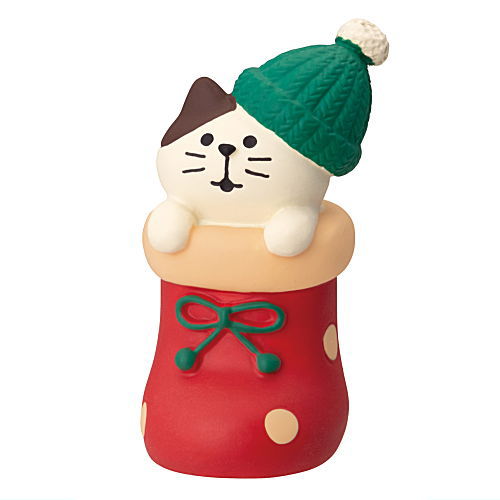 ねっこ Decole ZTS-62355T Kashiwamochi Wrapped Nyanko, Approx. 1.5 x